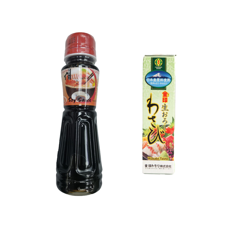 刺身豉油芥辣組合