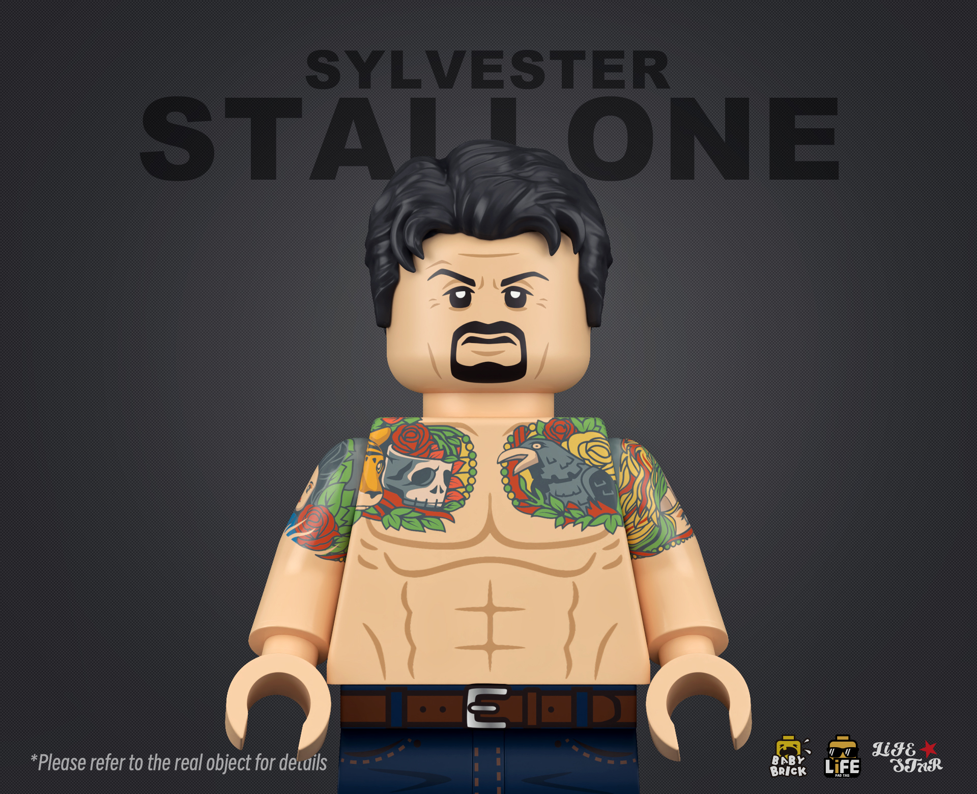 [Baby Brick X Life Brick] Sylvester Stallone [PADprinted]