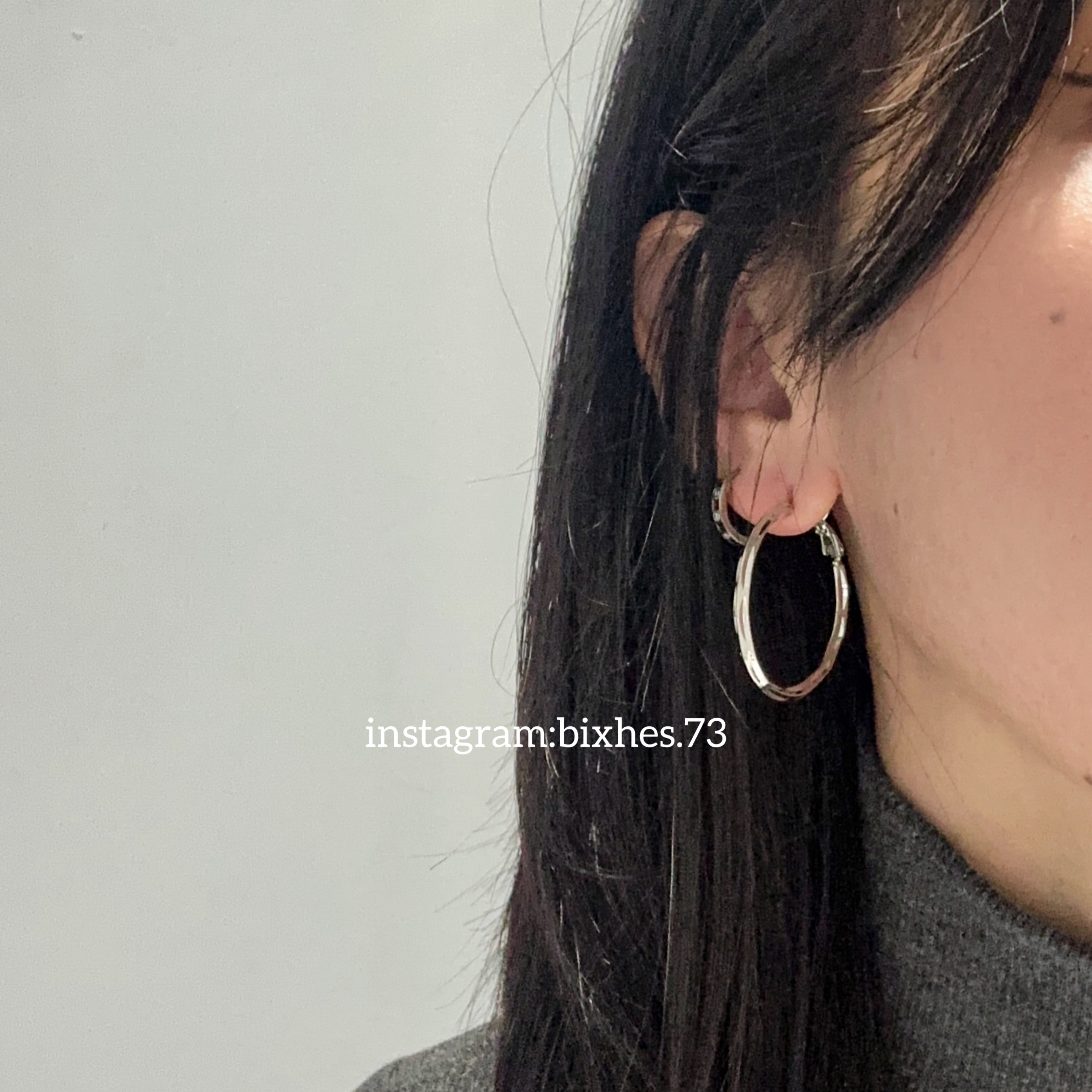 質感稜角耳圈(K00058)