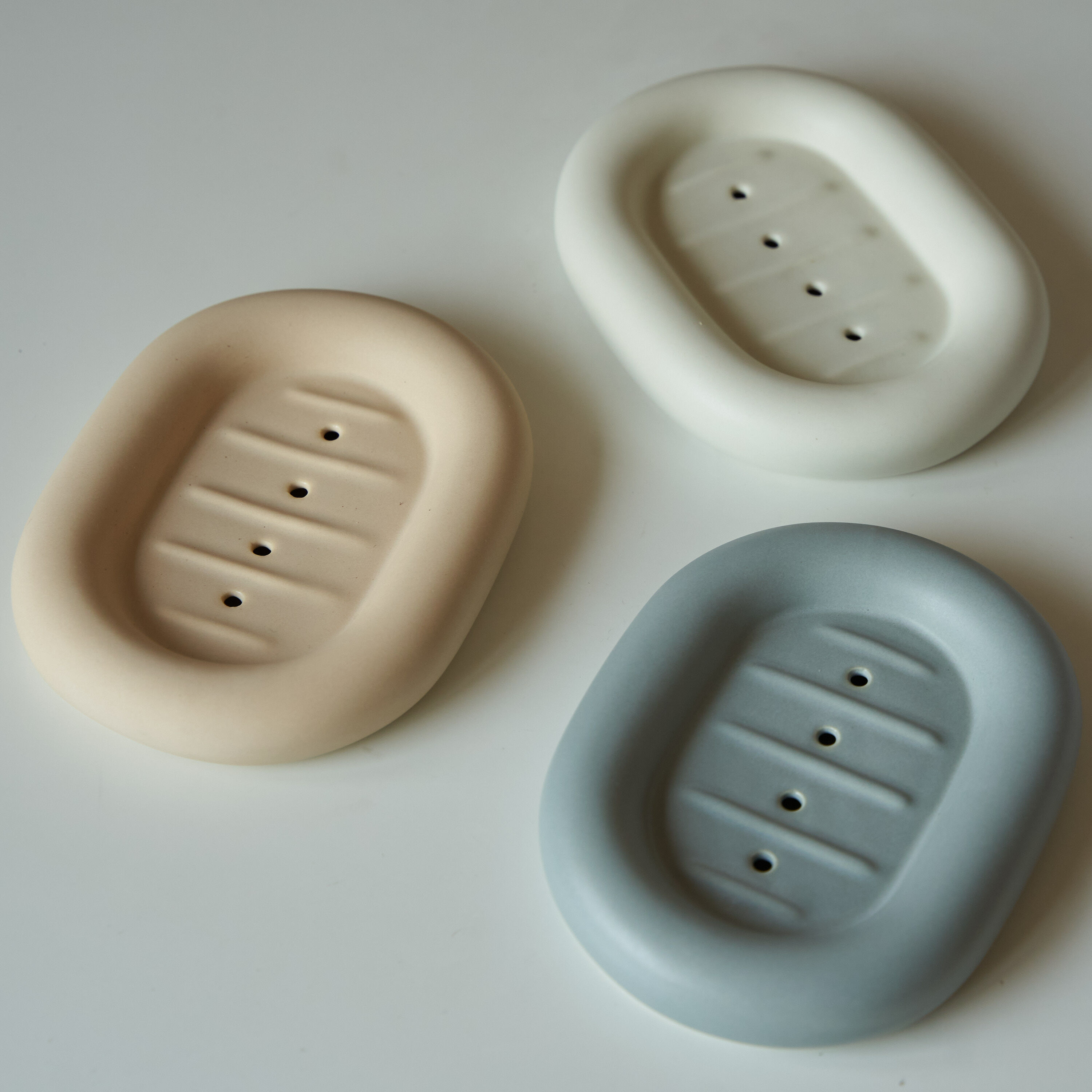 幾何陶瓷肥皂盤