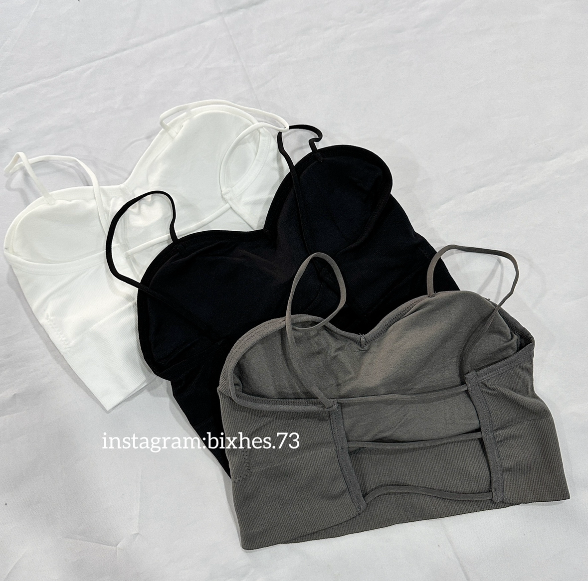 美背細帶抹胸背心(C00057)