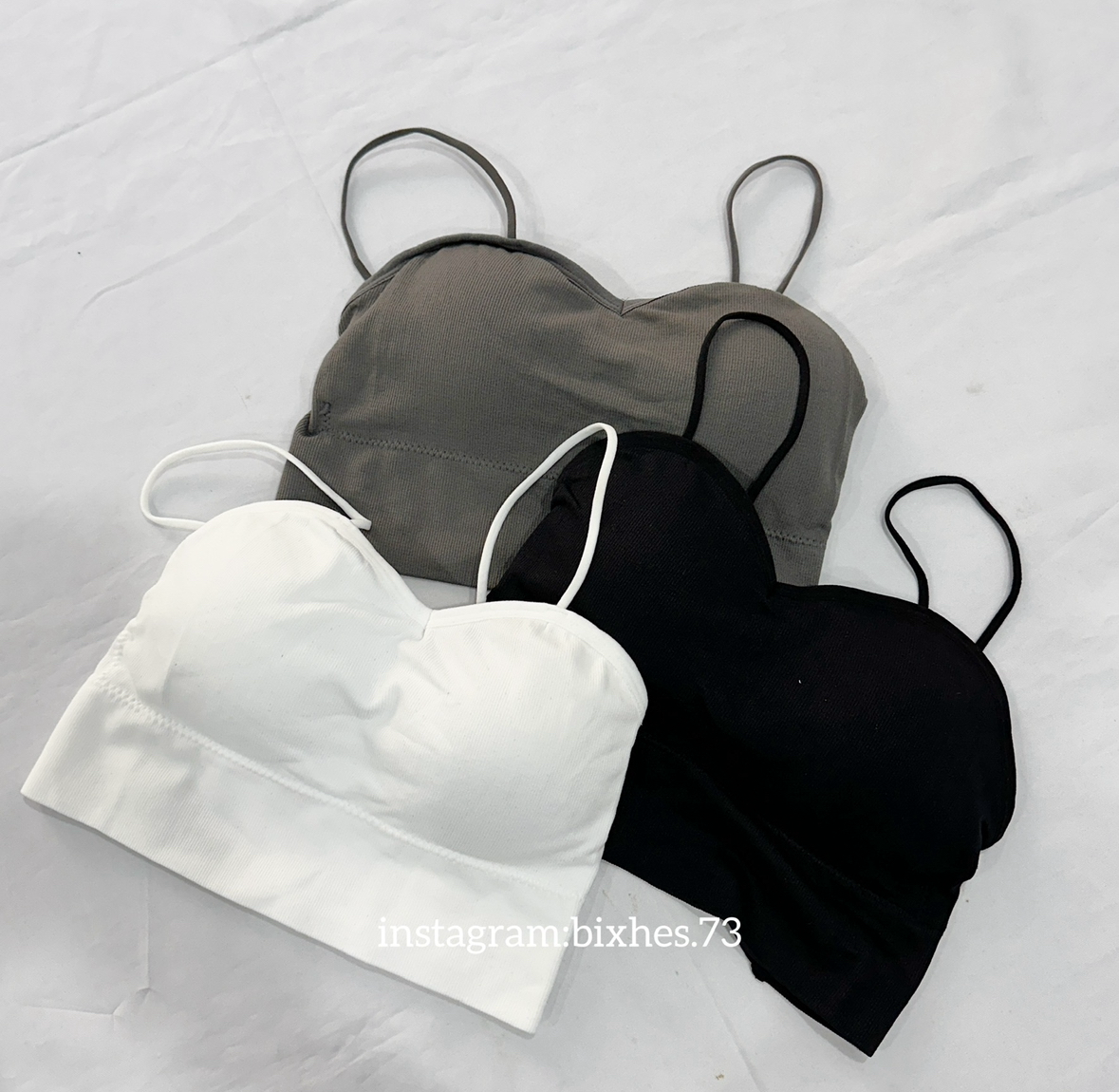 美背細帶抹胸背心(C00057)