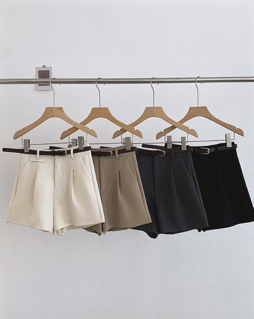 P7554 - High Waist Short Pant (Pre Order)