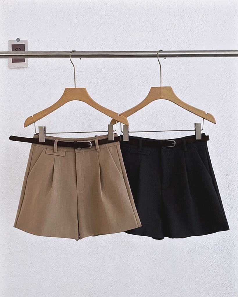 P7554 - High Waist Short Pant (Pre Order)