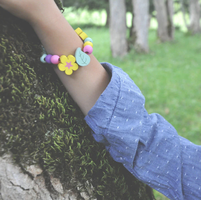 花仙子手環 - 迷你鐵盒 | DIY木質串珠手環系列