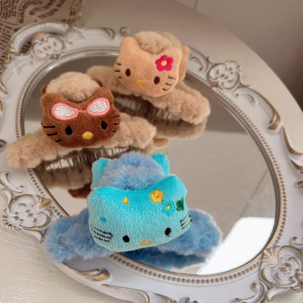 Cute Plush KT Cat Hair Claw