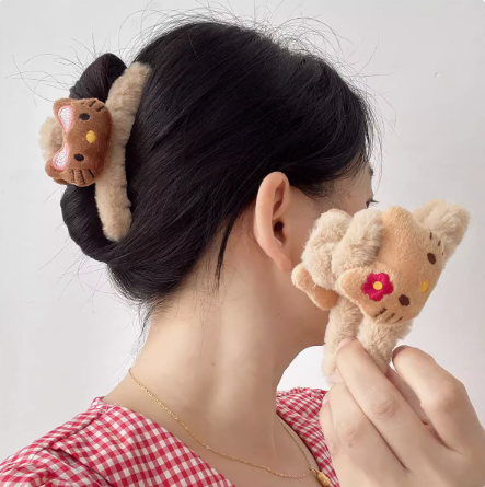 Cute Plush KT Cat Hair Claw