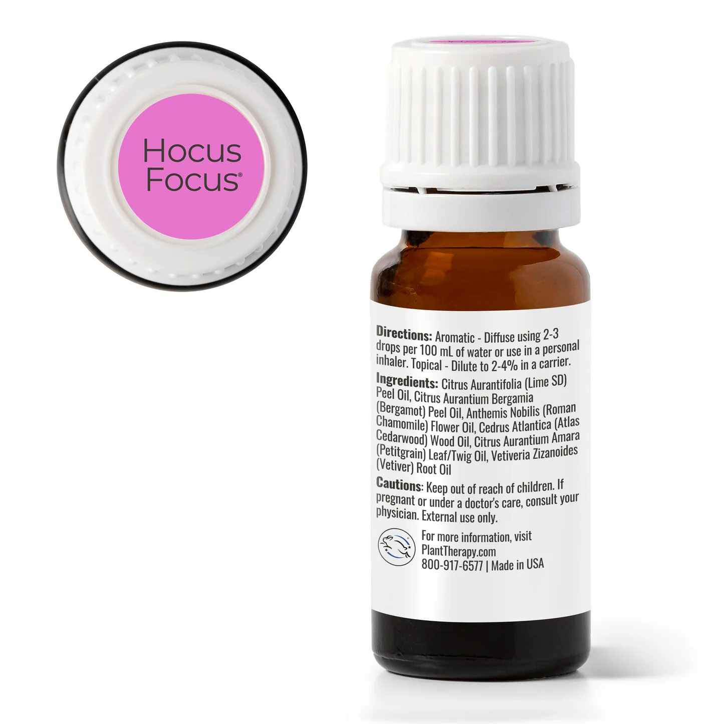 [專注力集中］Plant Therapy 專注專心 Hocus Focus兒童安全精油 -10ml