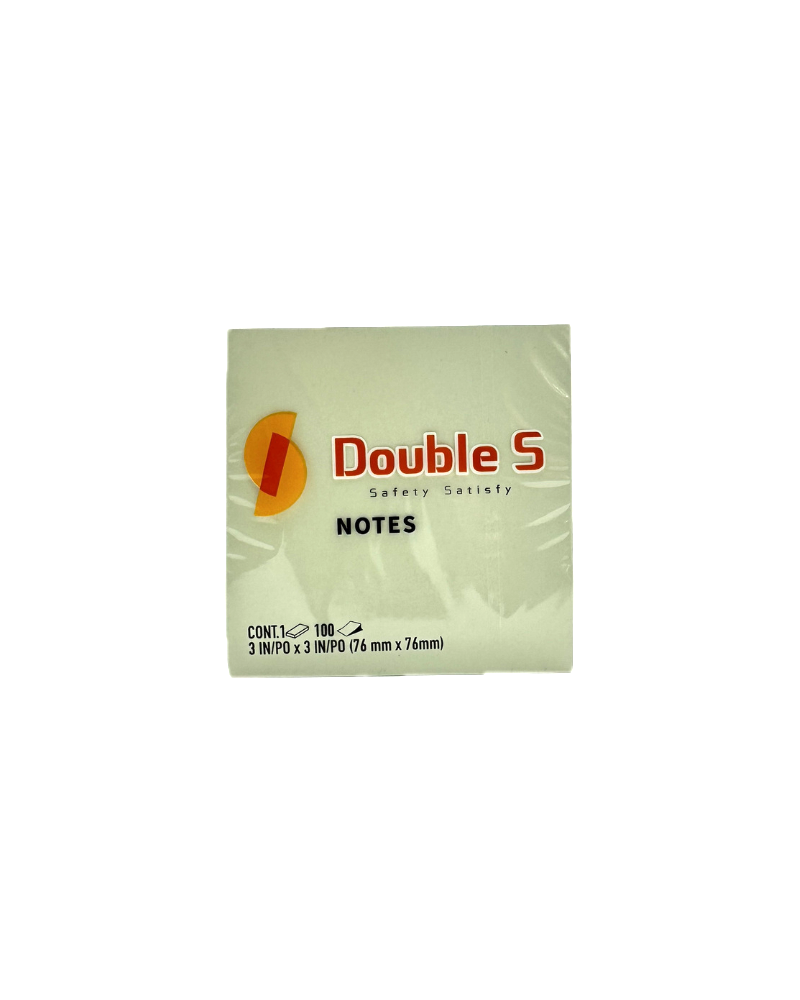 Double S 便條紙 3x3" (共10色)