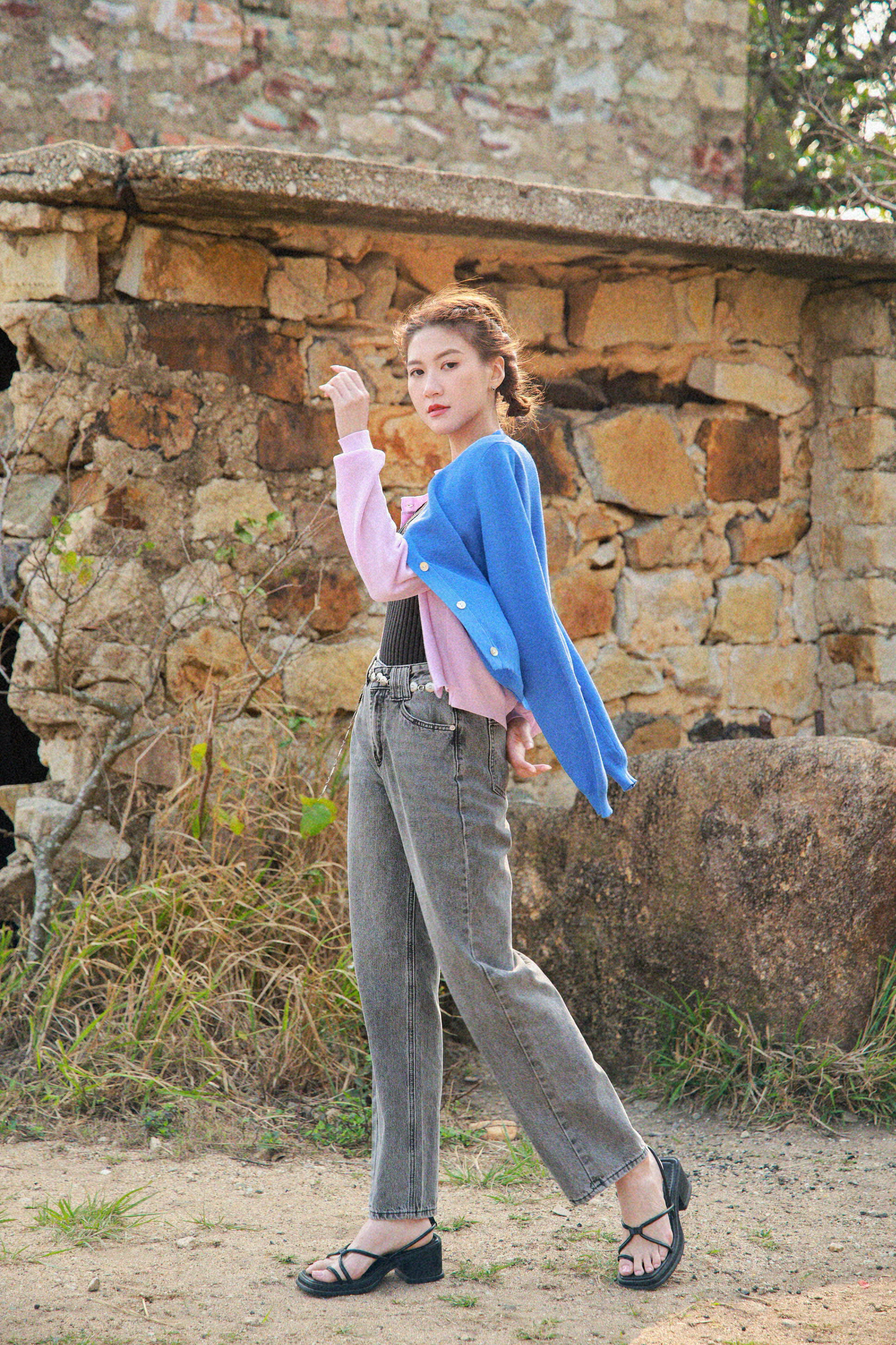 造型 754（外套＋上衣＋牛仔褲）