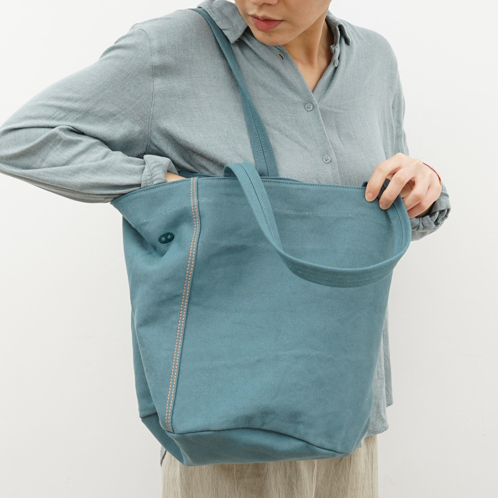 小Cam 經典托特包  山綠