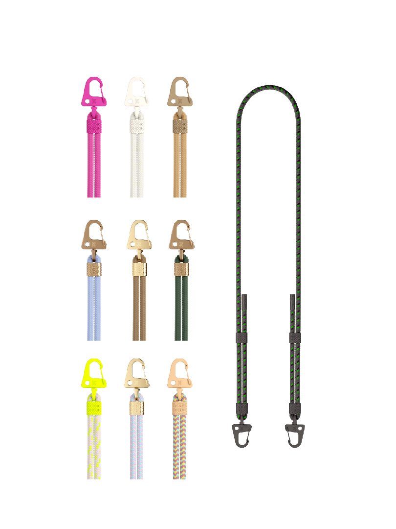 XOUXOU | 登山扣掛繩6mm 共25色【XOUXOU 品牌旗艦館】