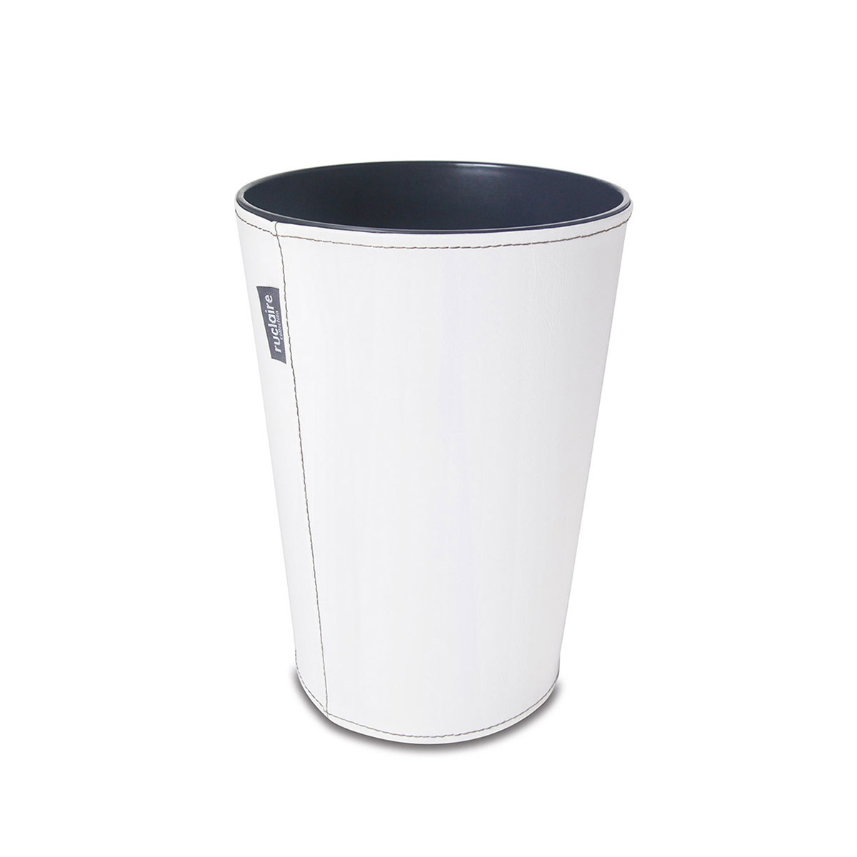 日本品牌ASVEL-RUCLAIRE Collection 6L 皮革垃圾桶 -象牙色-6229-IV