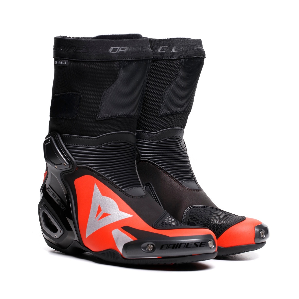 DAINESE AXIAL 2 BOOTS BLACK/RED-FLUO 黑螢光紅 車靴