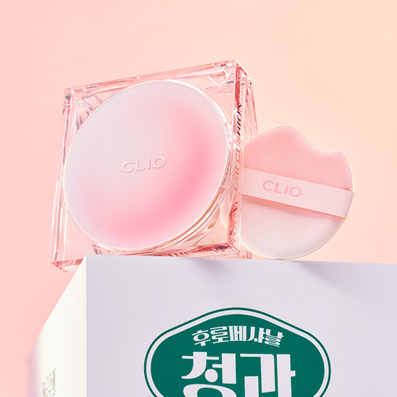CLIO The New 完美無瑕氣墊粉餅【蜜桃限定款】