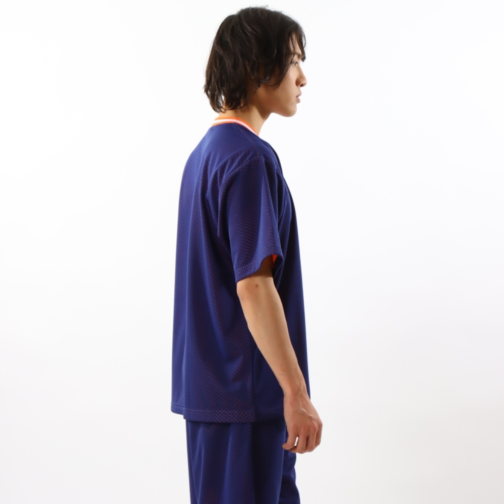 男款-美式運動網眼透氣短TEE -深藍（C3-Z301-370）