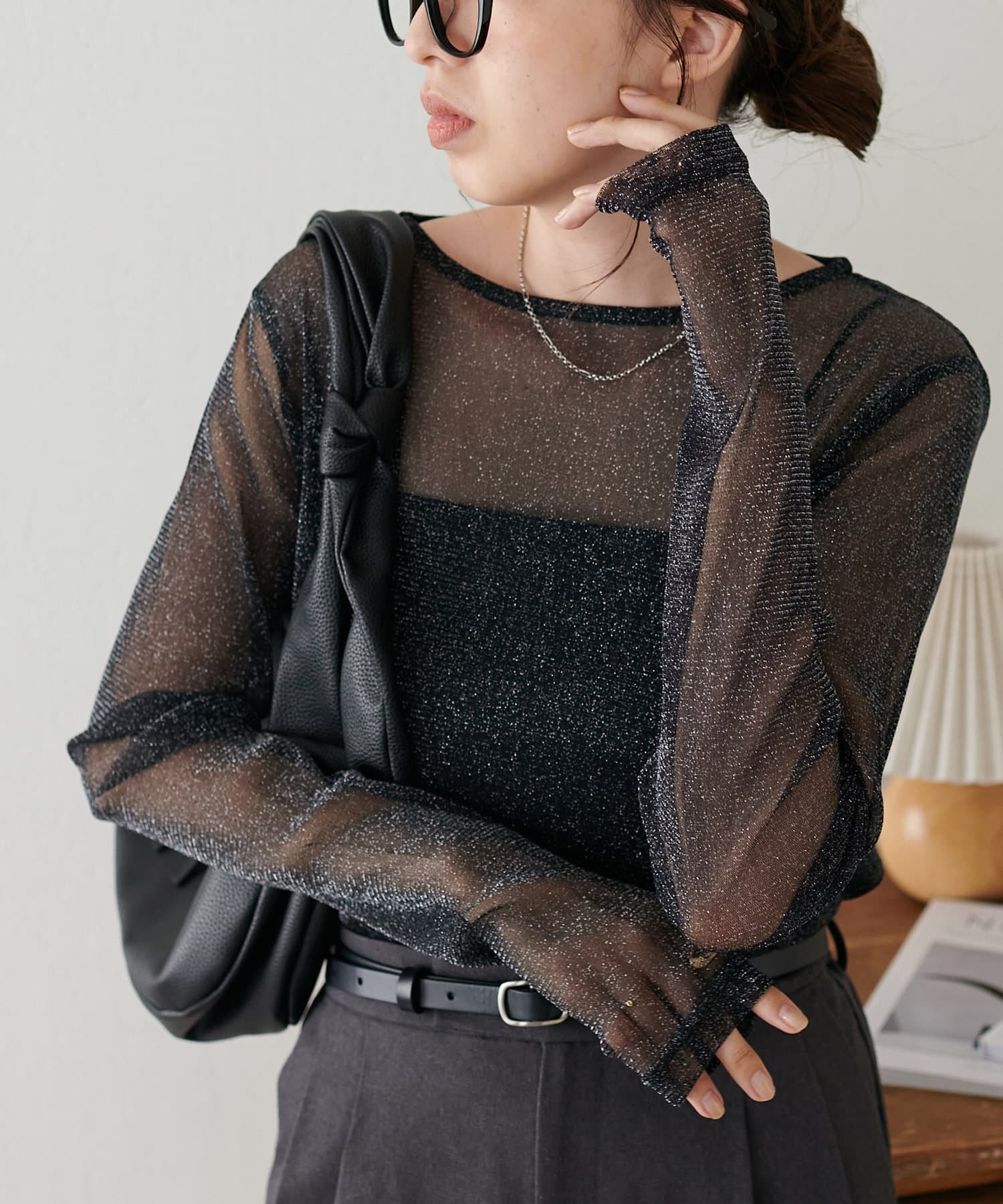 Discoat(ディスコート)  【WEB限定】ラメシアーT黑（DCZ1041106A0024)