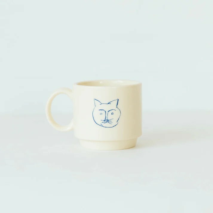 Orneko-Orneko馬克杯 / 藍