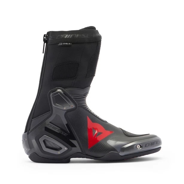 DAINESE AXIAL 2 AIR BOOTS BLACK/BLACK/RED-FLUO 黑黑螢光紅 車靴