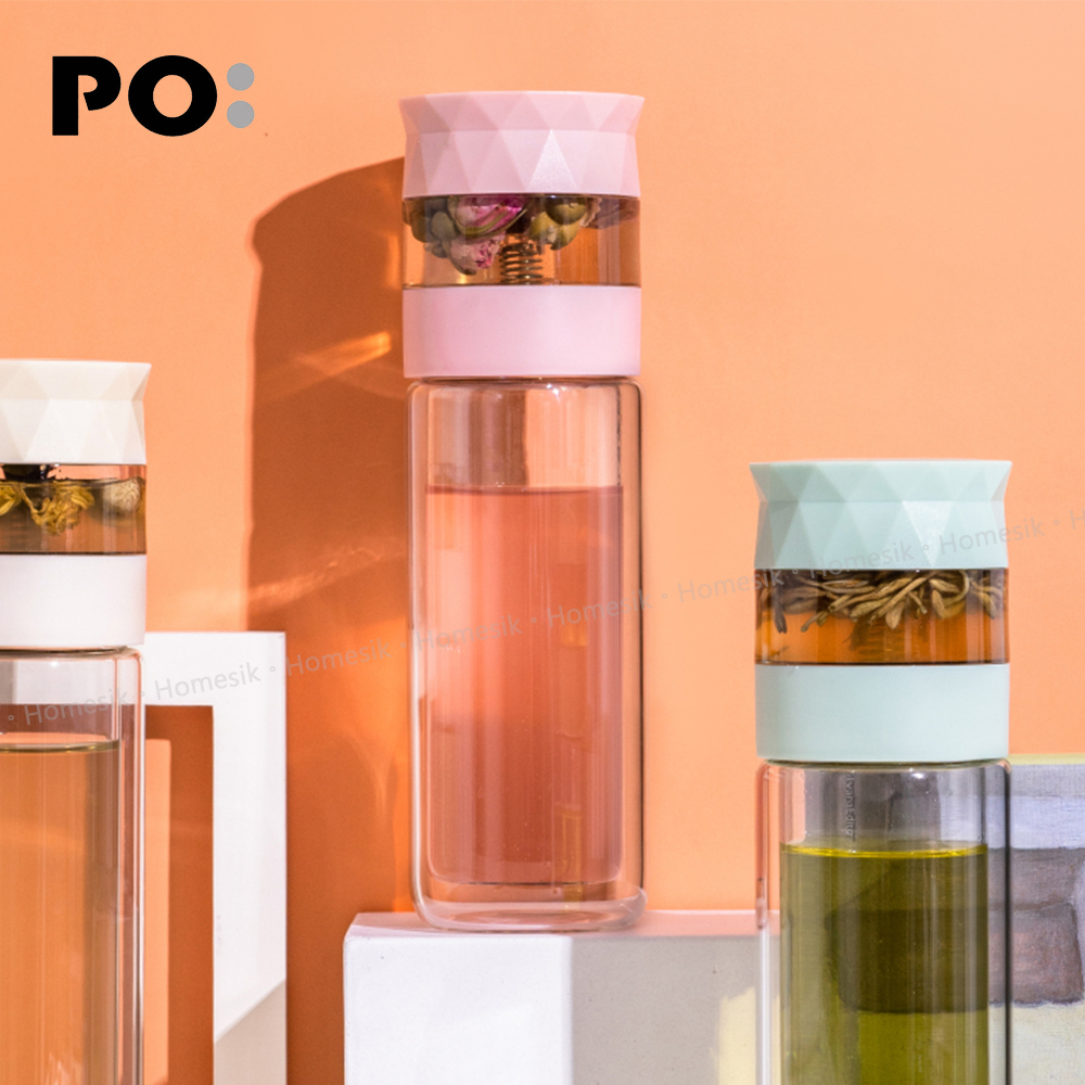 Easy Brew Glass Bottle (Pink)