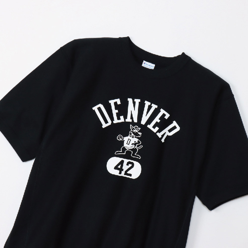 男款-REVERSE WEAVE® 學院衛衣短TEE-黑色（C3-Z006-09A）