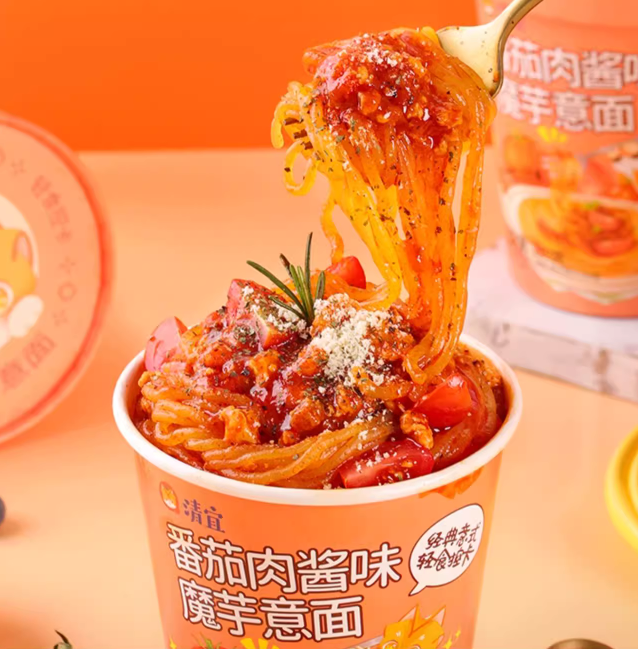 清宜番茄肉醬味魔芋意面 (213g*4桶)