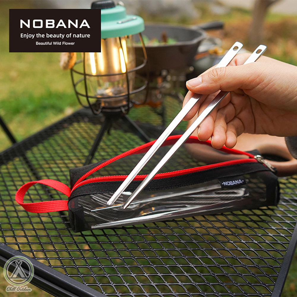 NOBANA不鏽鋼餐具三件組-贈送收納袋