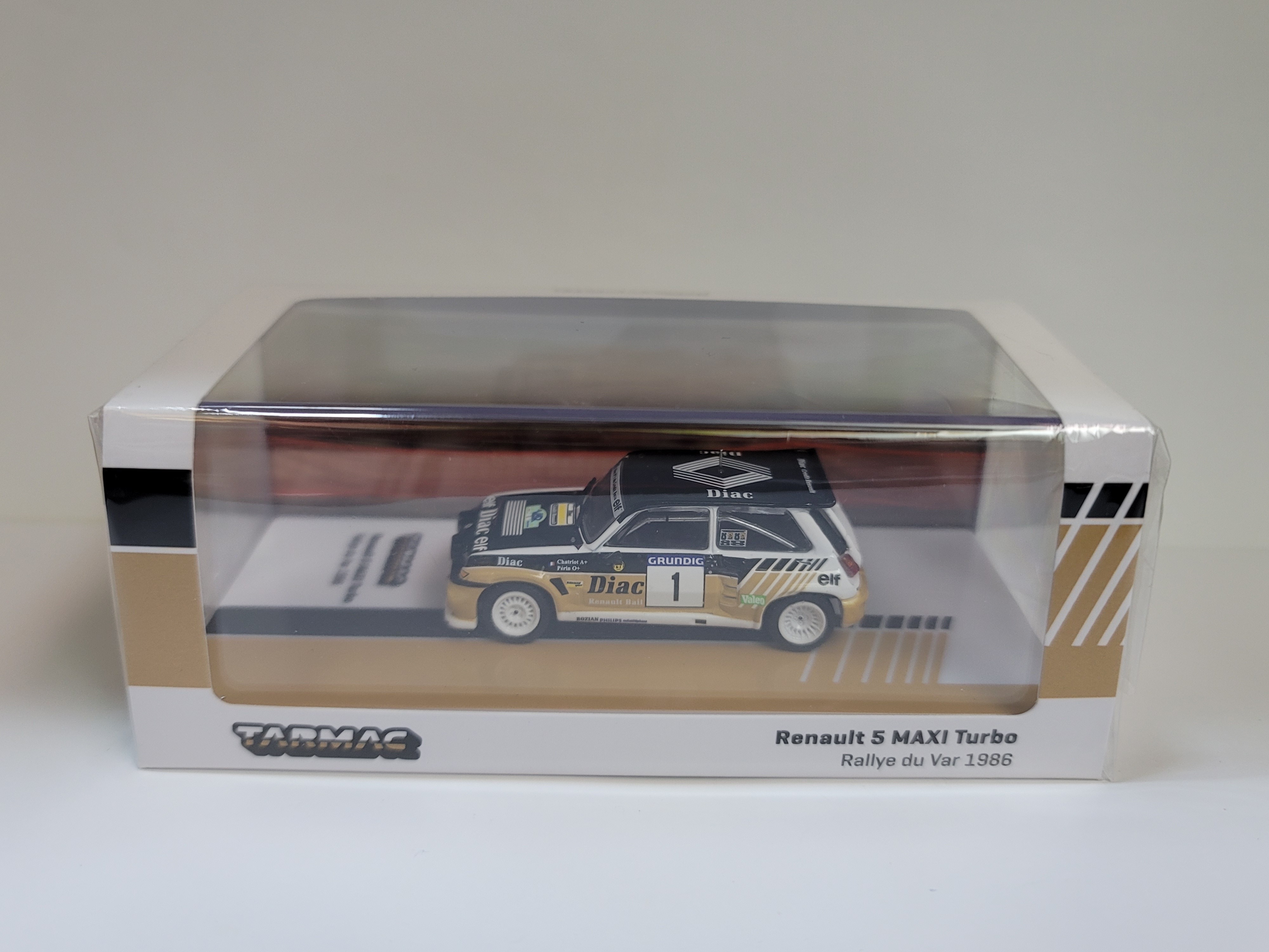 Tarmac Renault 5 Maxi Turbo Rallye du Var 1986