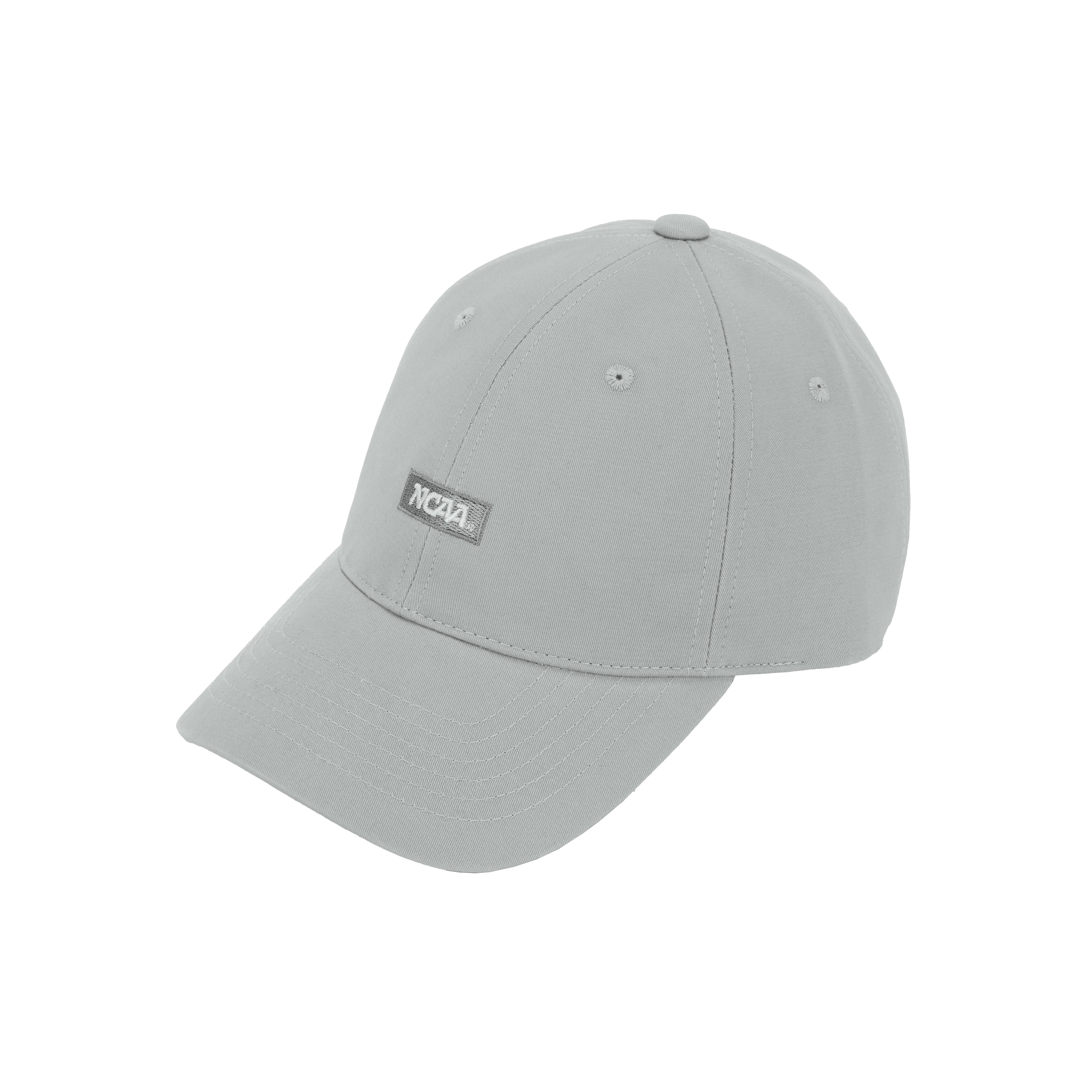 【NCAA】刺繡小Logo老帽 - 灰