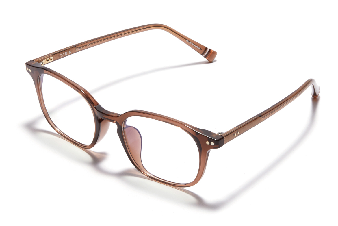 メガネ CARIN Duve C2 DUVE C2 CARIN光學眼鏡-DUVE C2_透深棕-韓國眼鏡品牌