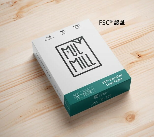Mil Mill 100%環保再生 A4 影印紙（FSC認證）