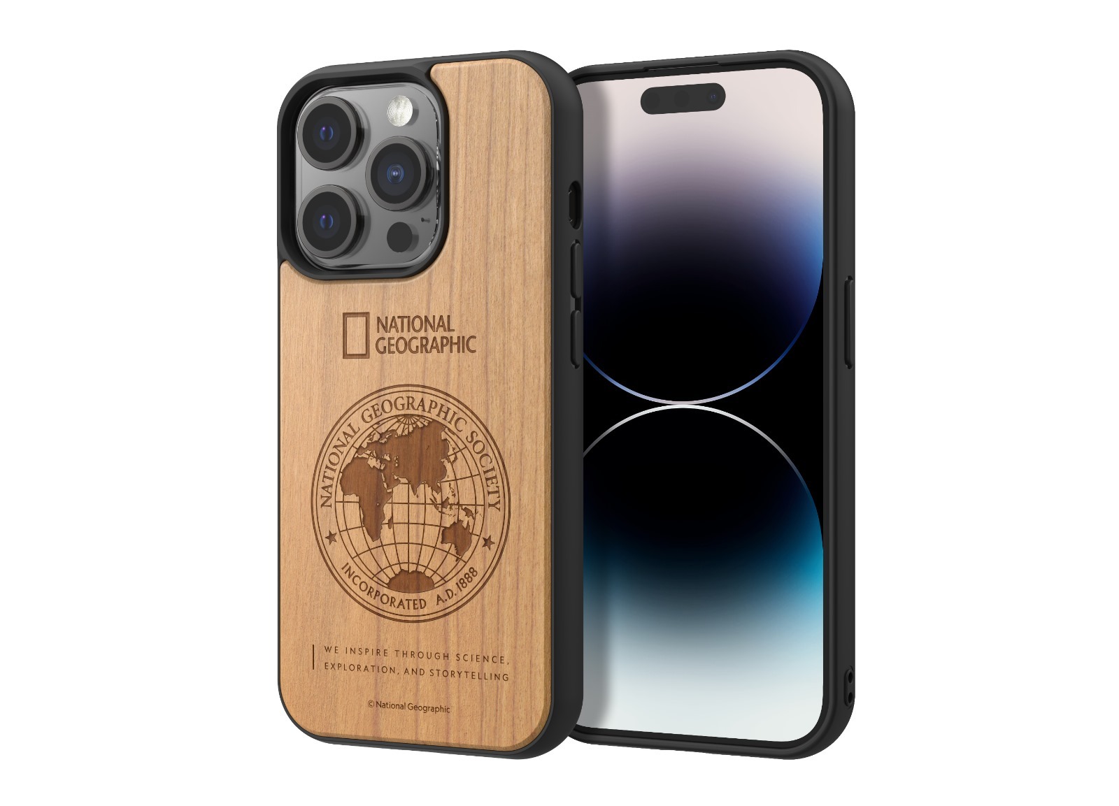 Nature Wood手機殼-iPhone15系列-Global Seal／ Big Logo