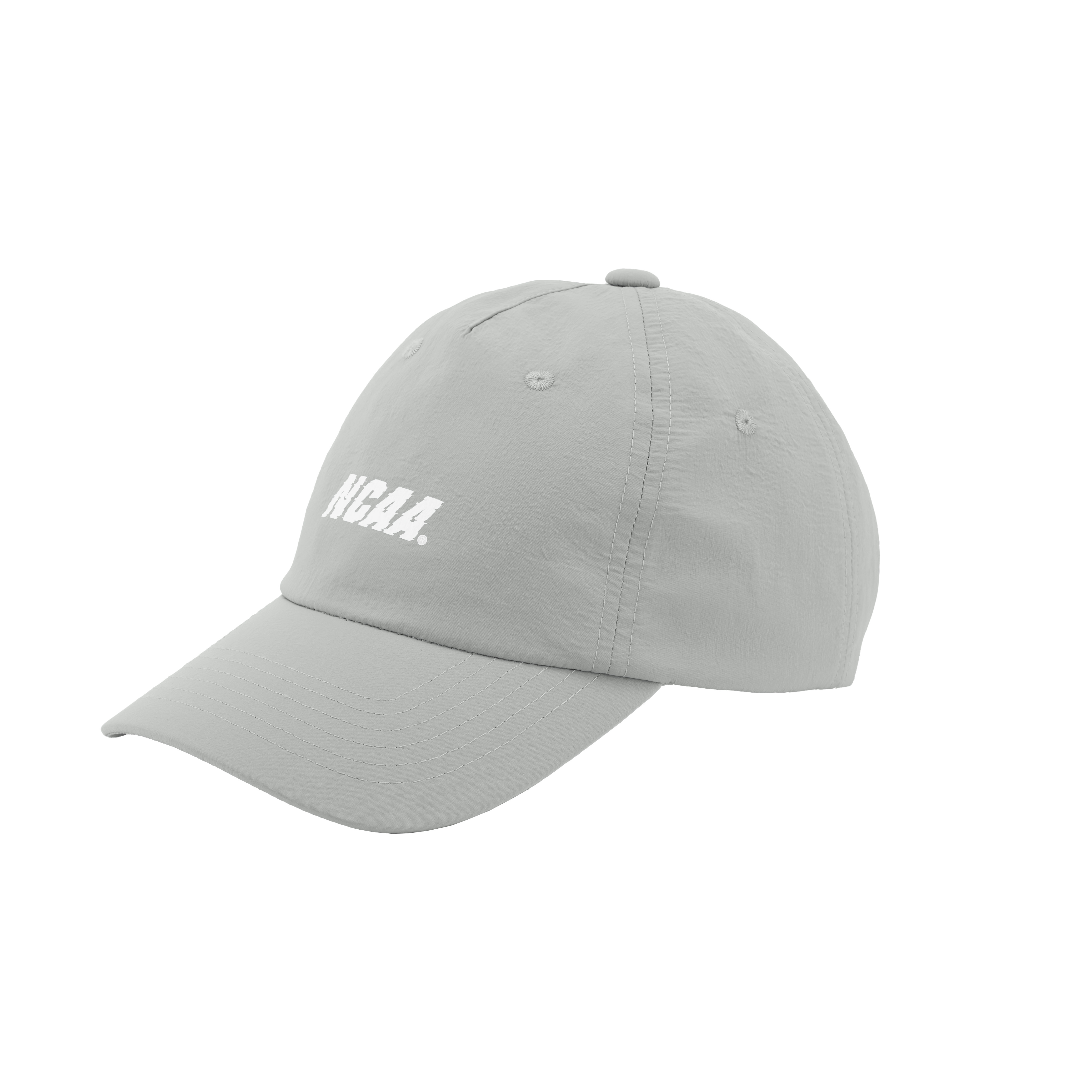 【NCAA】雜訊Logo涼感運動帽 - 灰