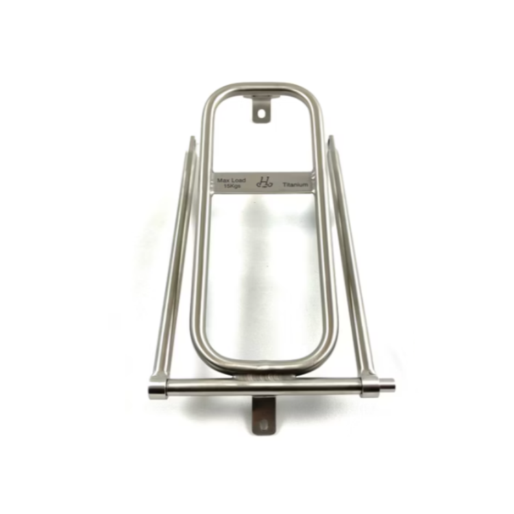 【H&H】brompton A/C line 鈦合金後貨架 - 黑/銀/灰