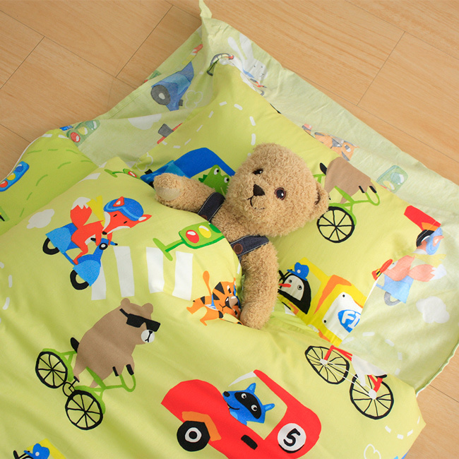 兒童抗菌防蹣 可機洗睡袋｜2022 旅行家 綠