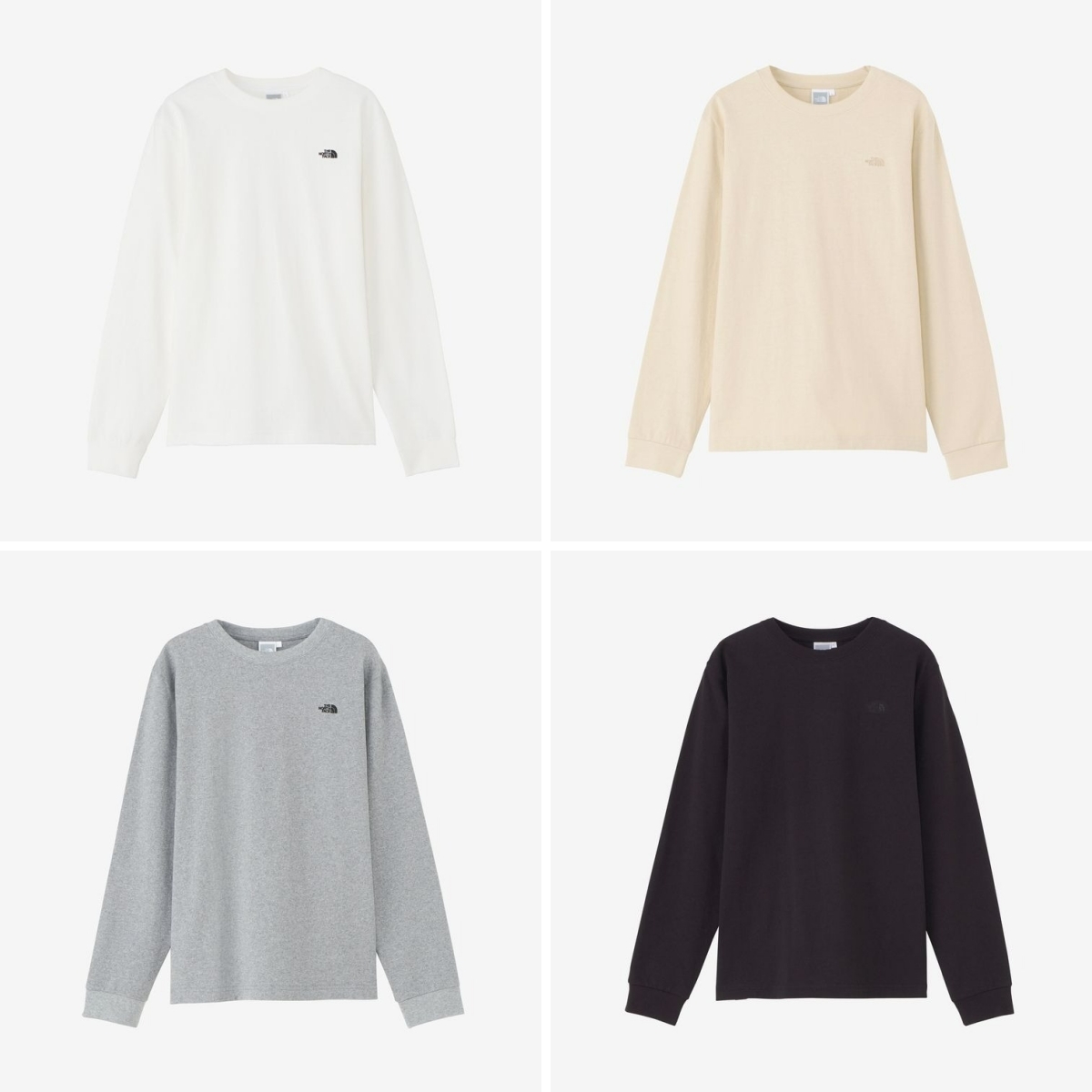 預購┃日本 THE NORTH FACE  L/S NUPTSE CTN TEE 女版 刺繡 LOGO 薄長袖