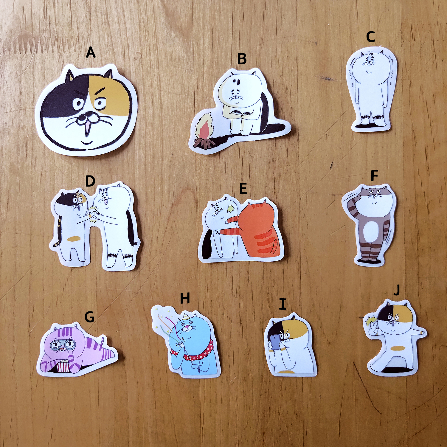 【ehcat貓室友】防水透明貼紙 part3