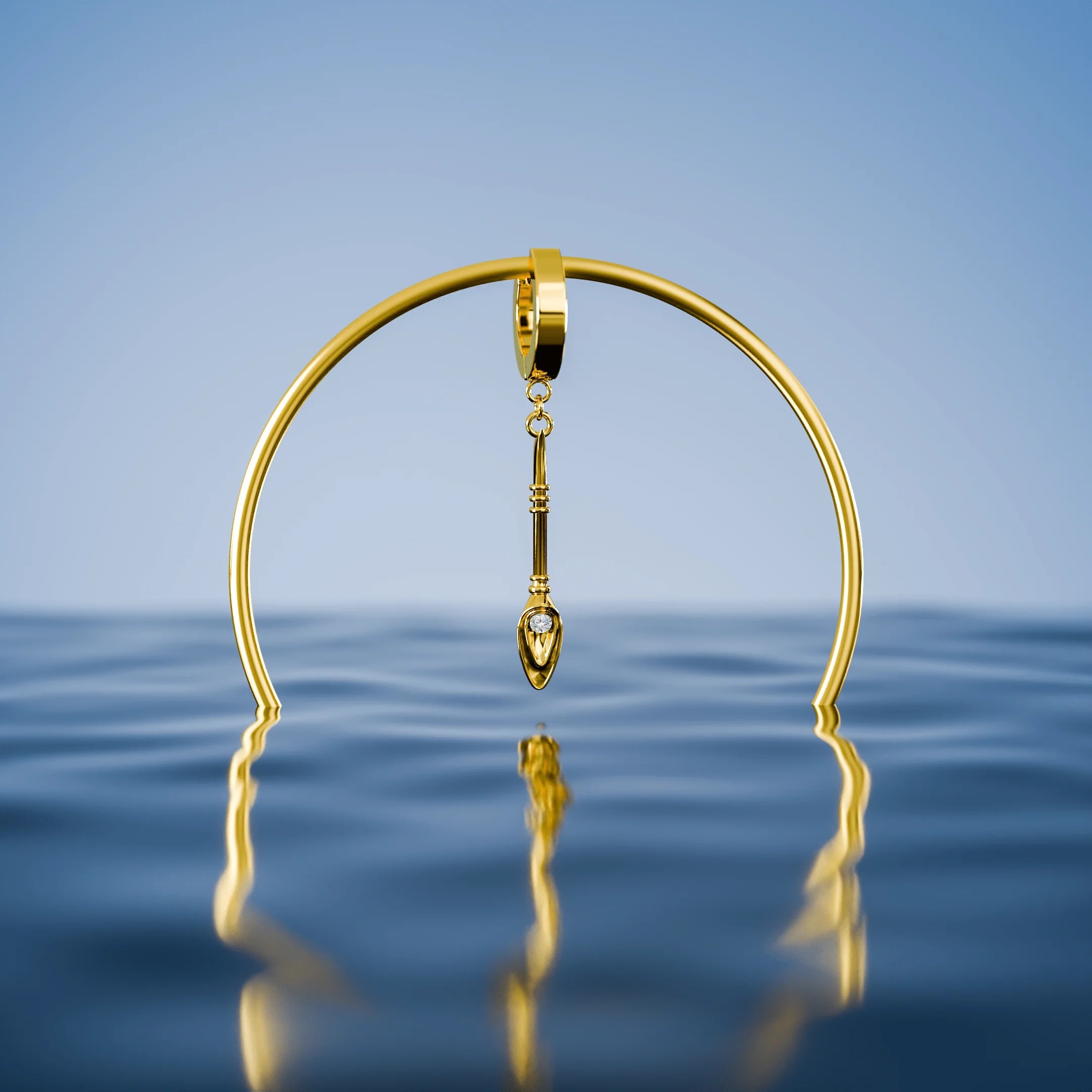 【預購】Mister SFC | 遊戲王 黑魔術士法杖 耳環  (共3色)