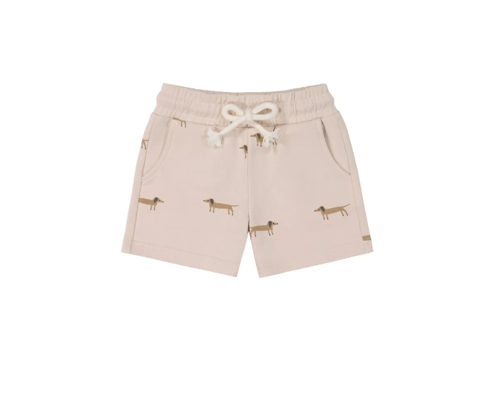 JAMIE KAY-Organic Cotton Andy Short - Basil The Dog Shell