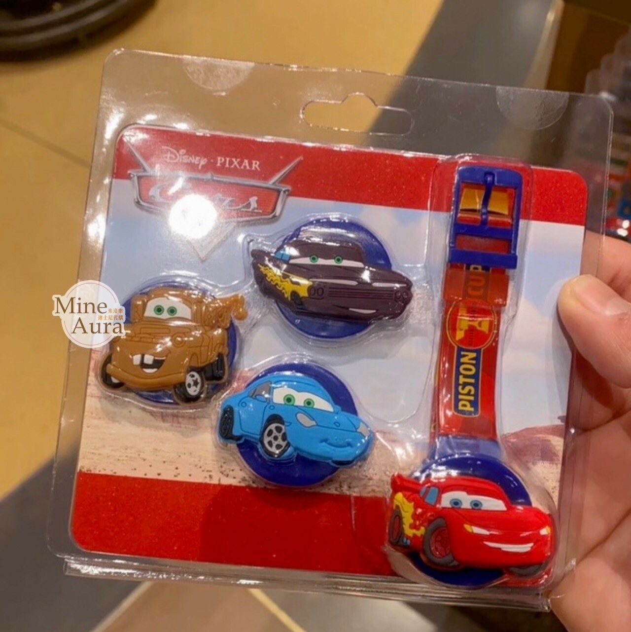 閃電麥坤 Lightning McQueen 造型 可換錶蓋 兒童 手錶 汽車總動員 Cars -上海迪士尼樂園