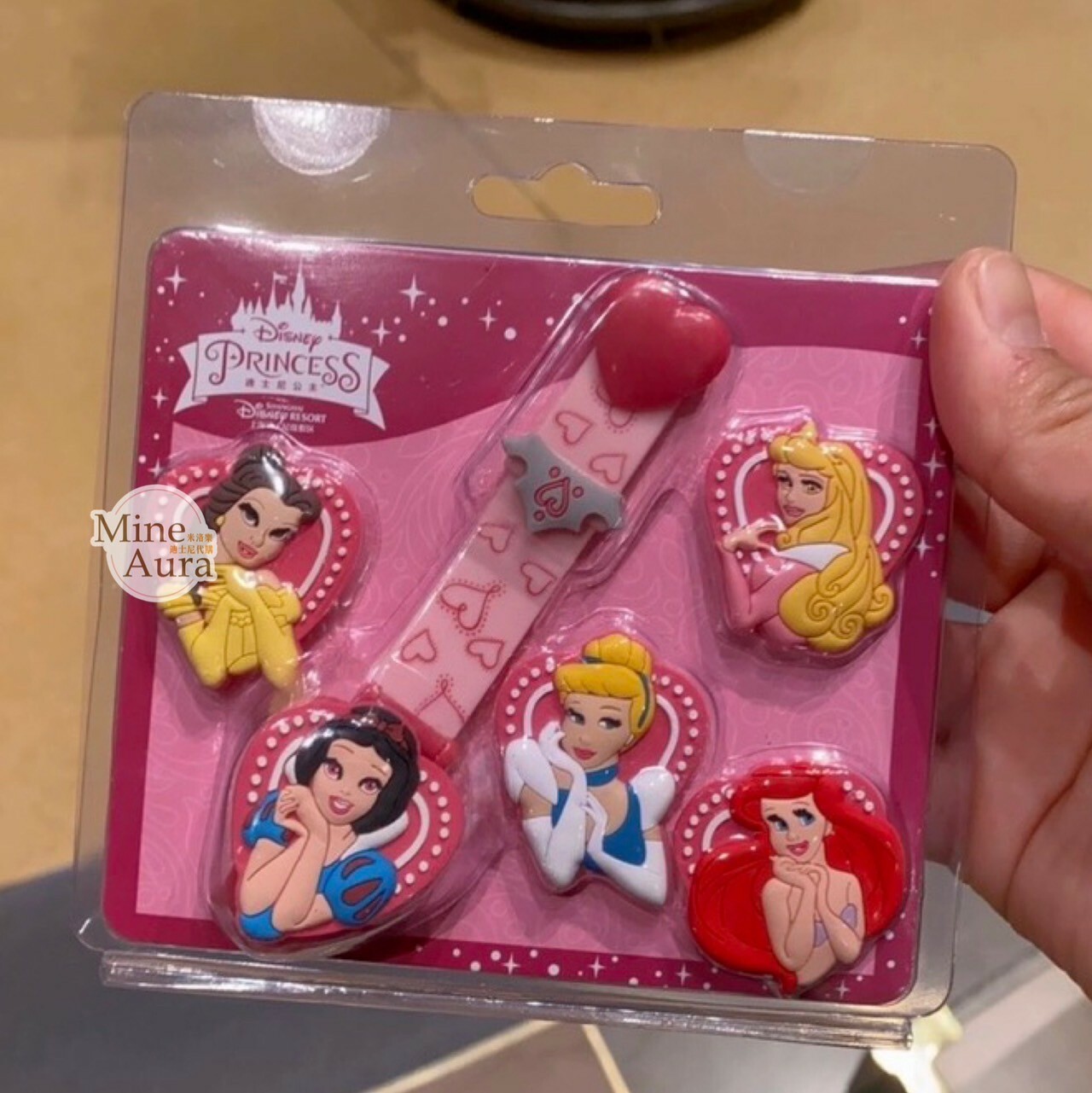 公主系列 Princess Line 公主集合 造型 可換錶蓋 兒童 手錶 -上海迪士尼樂園