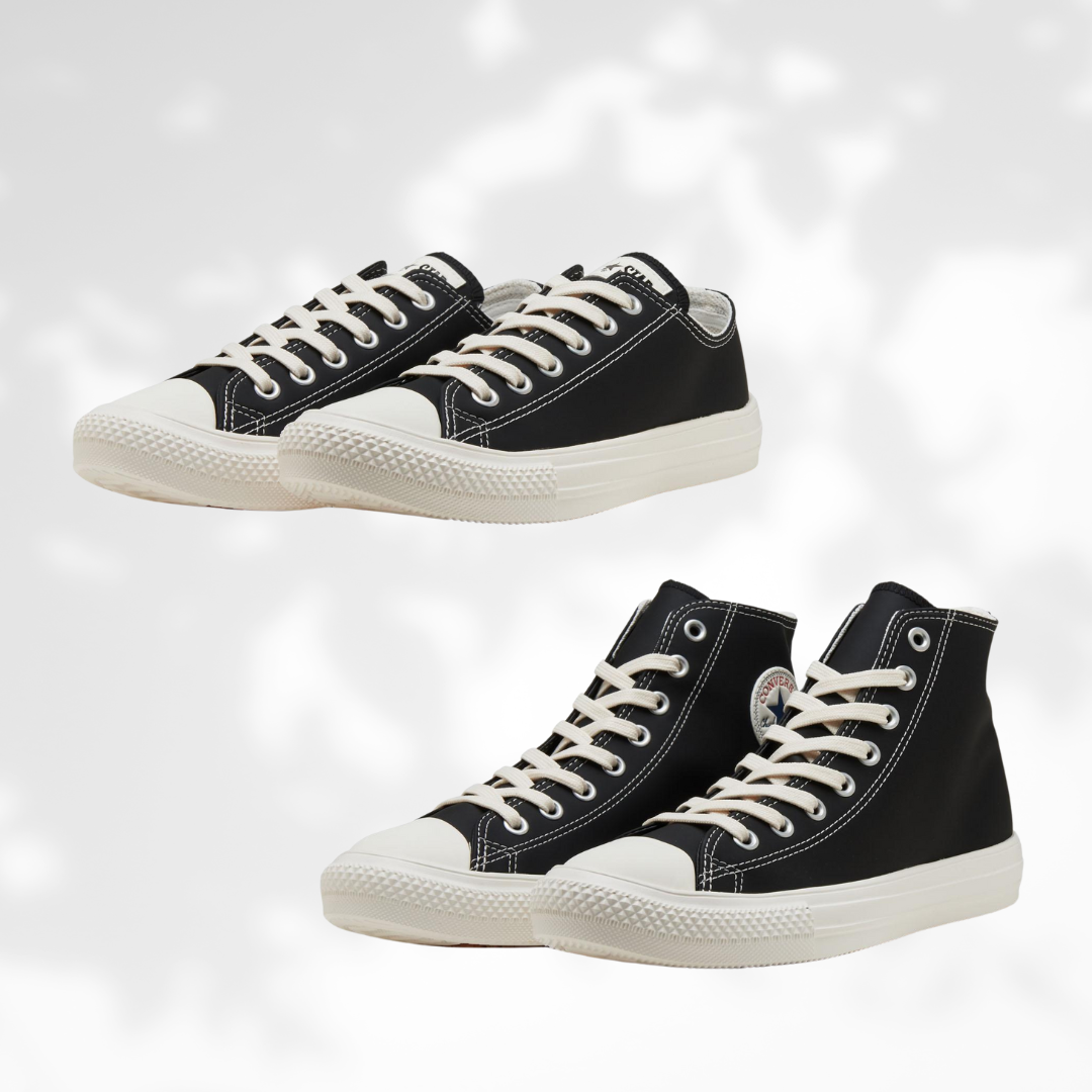 converse ALL STAR 防水輕量鞋 黑白 低筒/高筒