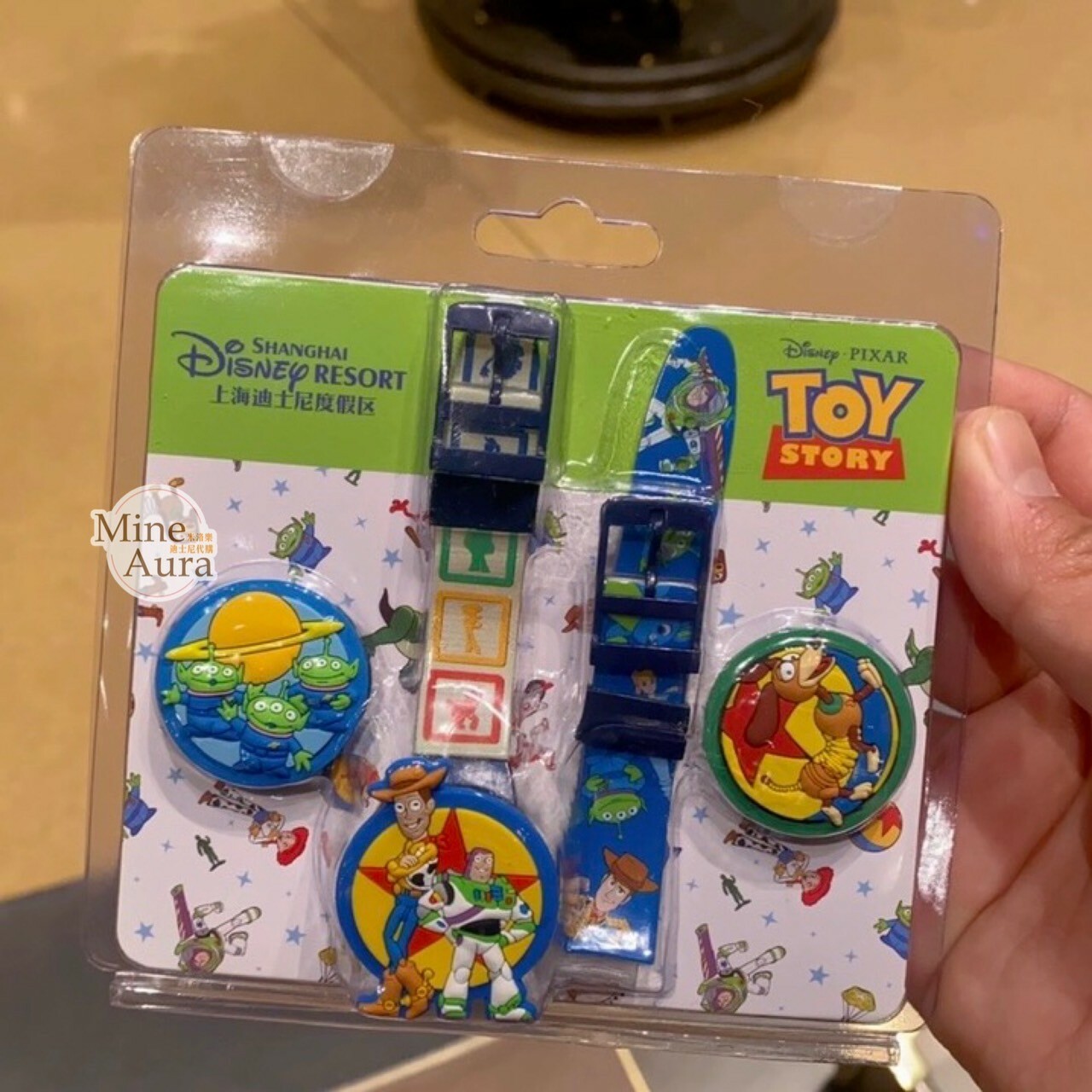 玩具總動員 Toy Story 造型 可換錶蓋 兒童 手錶 -上海迪士尼樂園