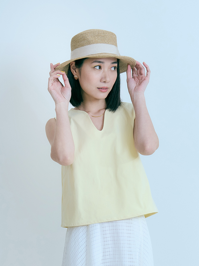 春遊暖陽無袖背心-黃雀