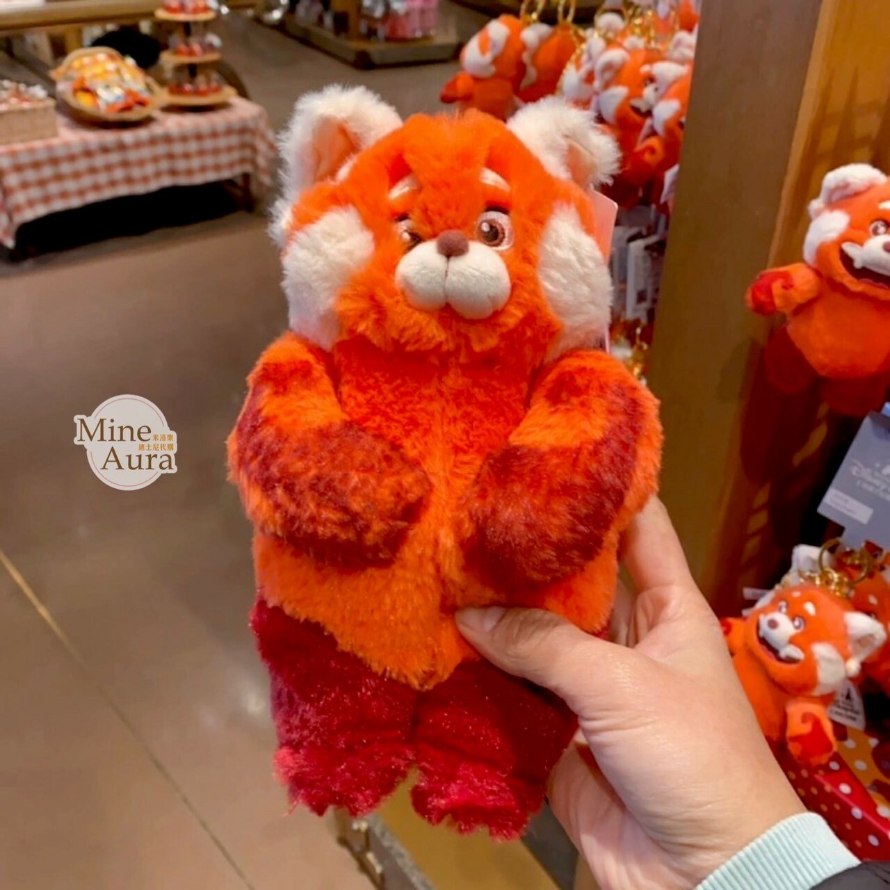 紅熊貓 美美 Meilin 小號絨毛娃娃玩偶 青春養成記 Turning Red -上海迪士尼樂園