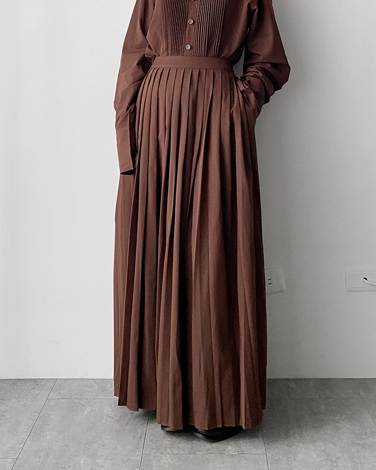 MFS-2477 百褶質感長裙