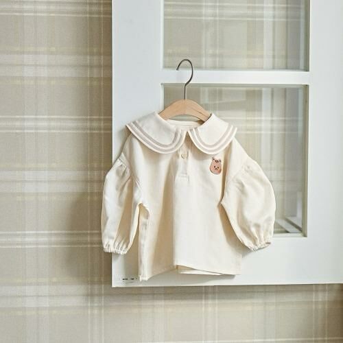 24S/S🌸Pure清新校園風系列-可愛松鼠水手服襯衫