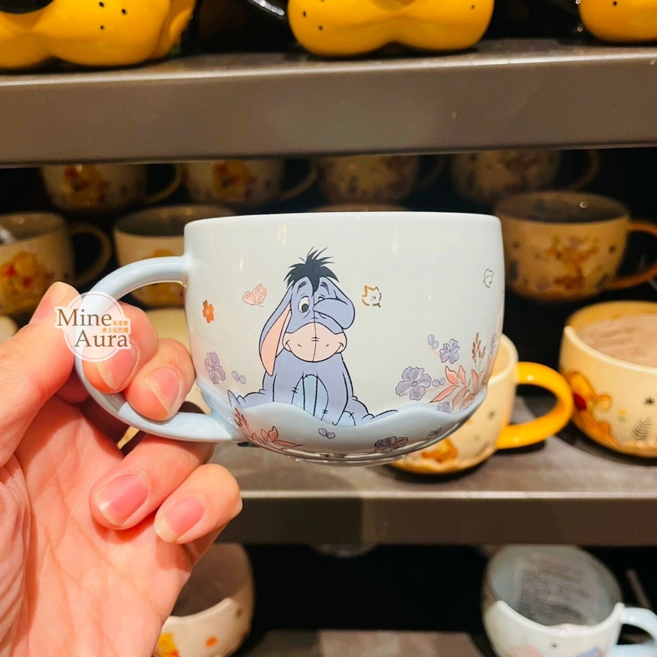 屹耳 Eeyore 耳朵遮眼 圖案 馬克杯 水杯 小熊維尼 Winnie the Pooh -上海迪士尼樂園