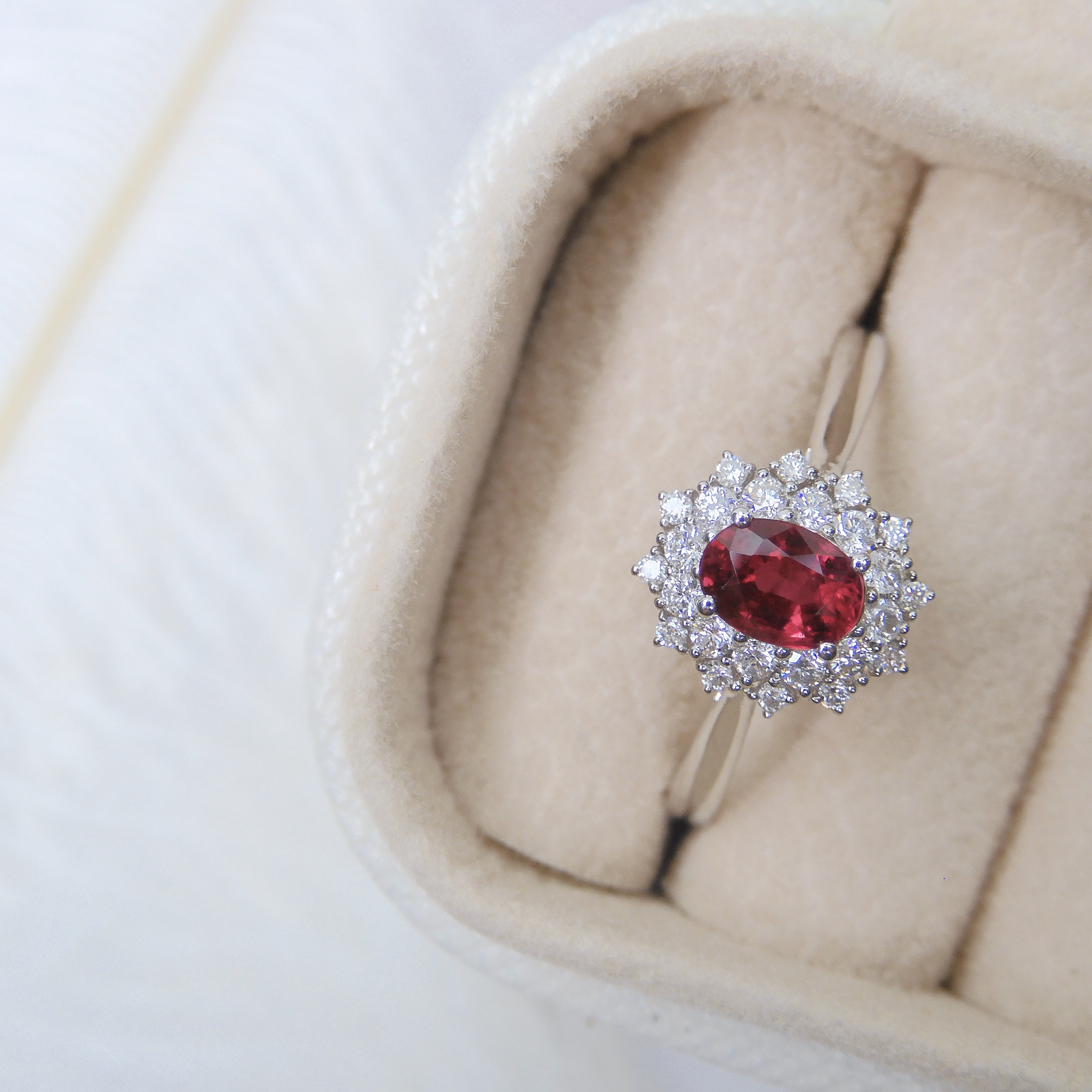 18K 金 0.63ct 紅寶石戒指 (配國際證書)