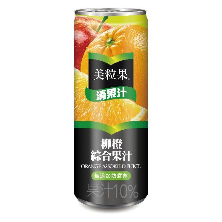 美粒果 清果汁柳橙汁/320ml